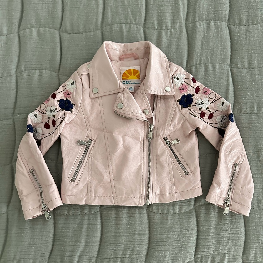Blush Floral Jacket - Toddler